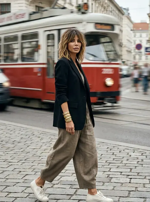 Shag Bob Street Style mit Balayage - Wildwuchs Friseur Linz Lookbook