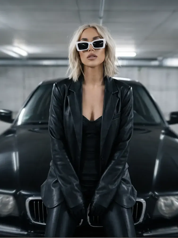 Platin Bob Tiefgarage Editorial - Wildwuchs Friseur Linz Lookbook