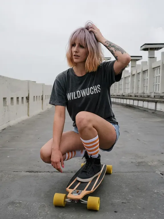Skateboard Street Style Wildwuchs Friseur Linz
