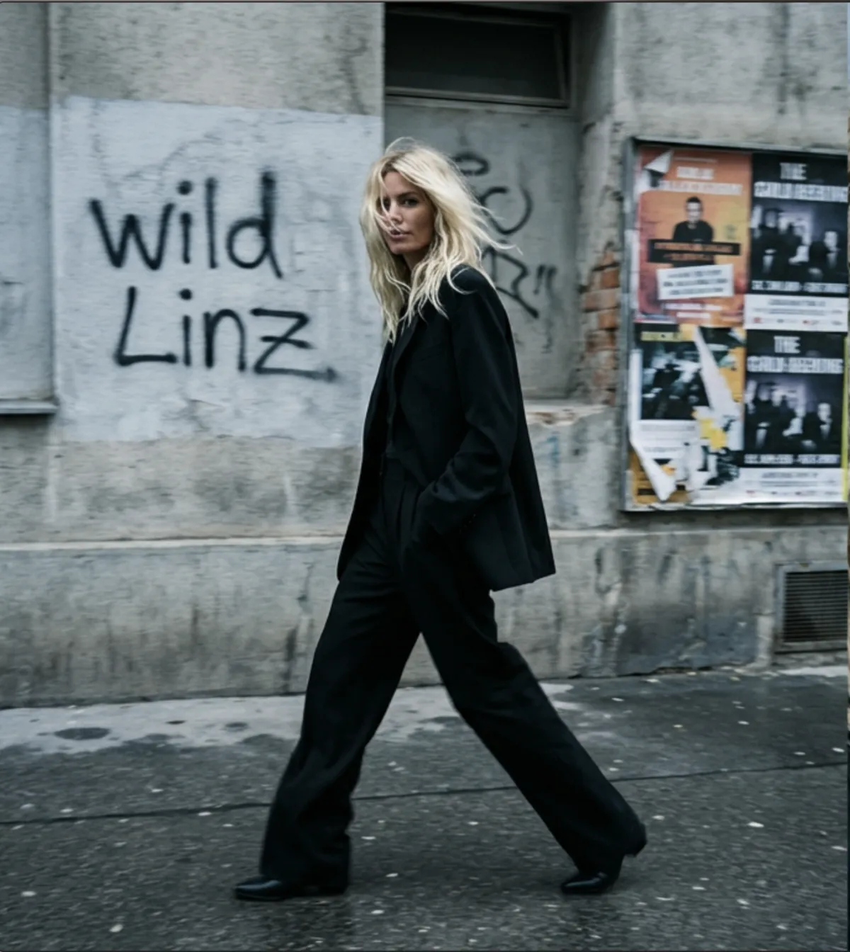 Wild Linz Street Style Blond Wildwuchs Friseur